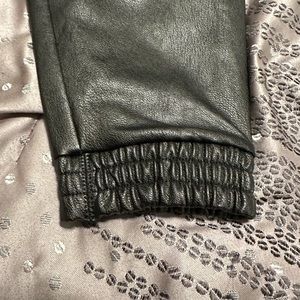 Spanx XL leather joggers